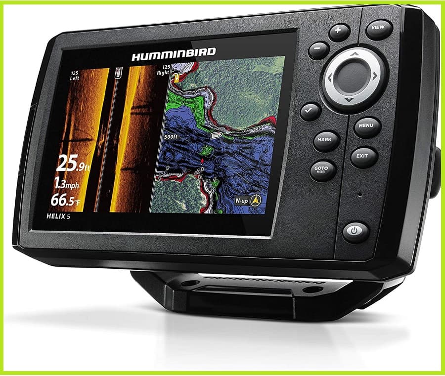 2 Hummindbird helix 5 fish finder best